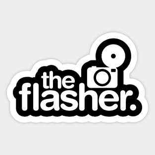 The Flasher Sticker